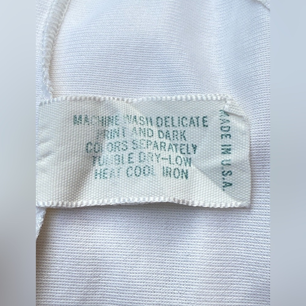 Vintage Vanity Fair Full Slip Off White Nylon Lace Made in USA Size 34 L - Picture 8 of 8